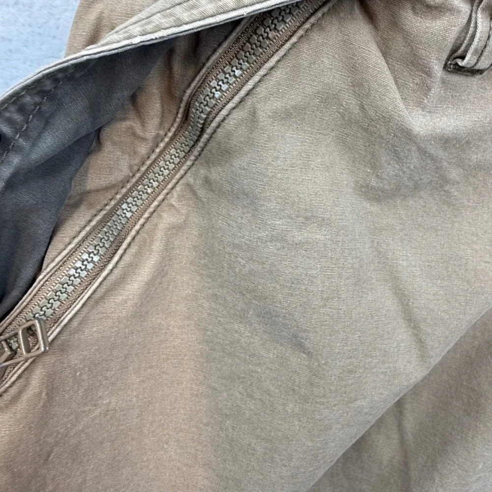 American Eagle Mens Cargo Pants 36x30 Khaki Brown Cotton Utility Gorpcore Y2K‎